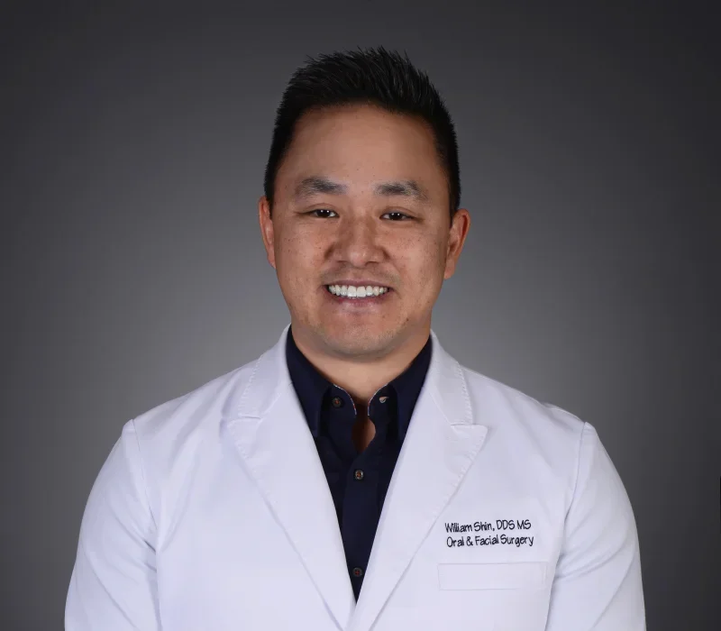 Dr. William Shin, DDS, MS, board-certified oral and maxillofacial surgeon